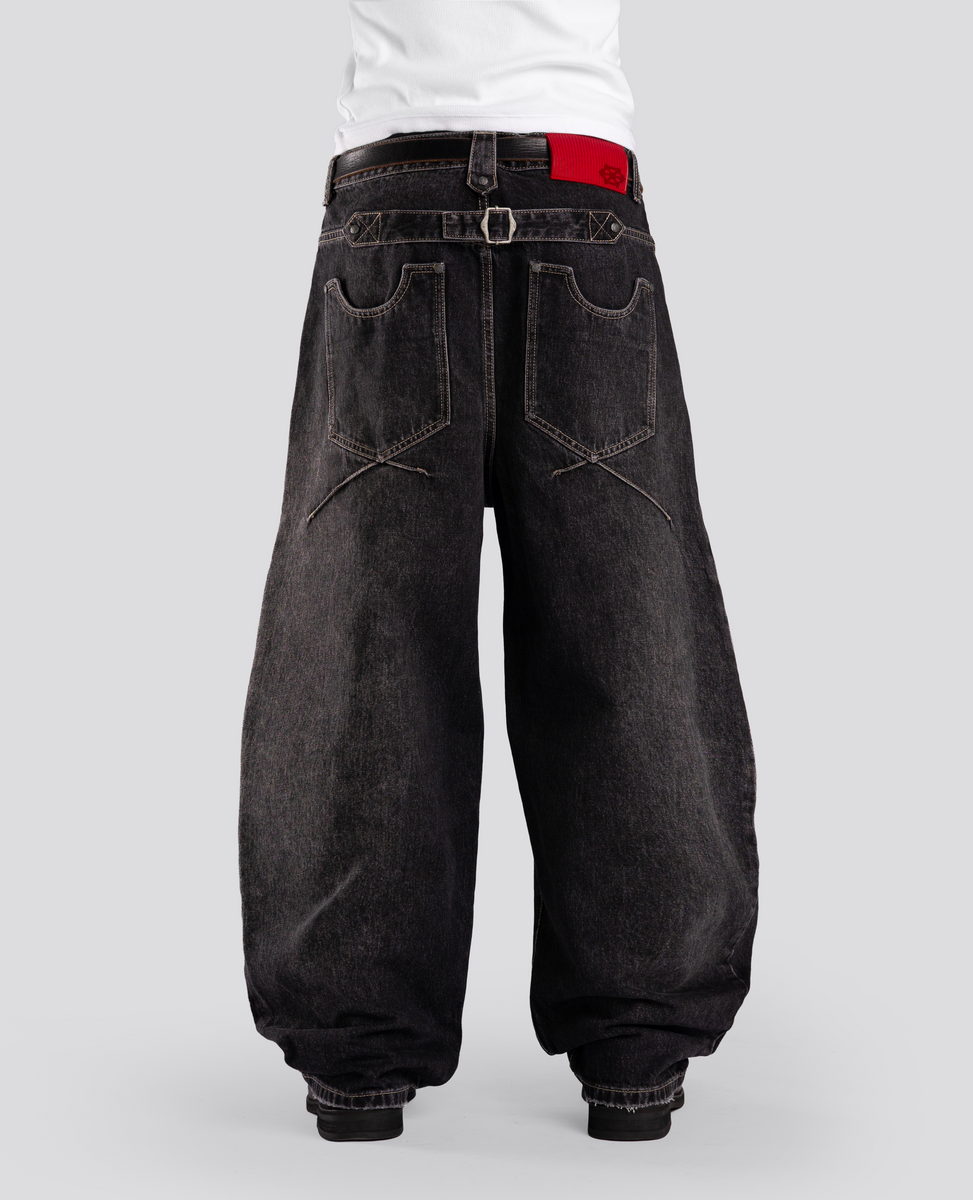 DavrilSupply | BLACK KNUCKLE LOOSE-FIT DENIM