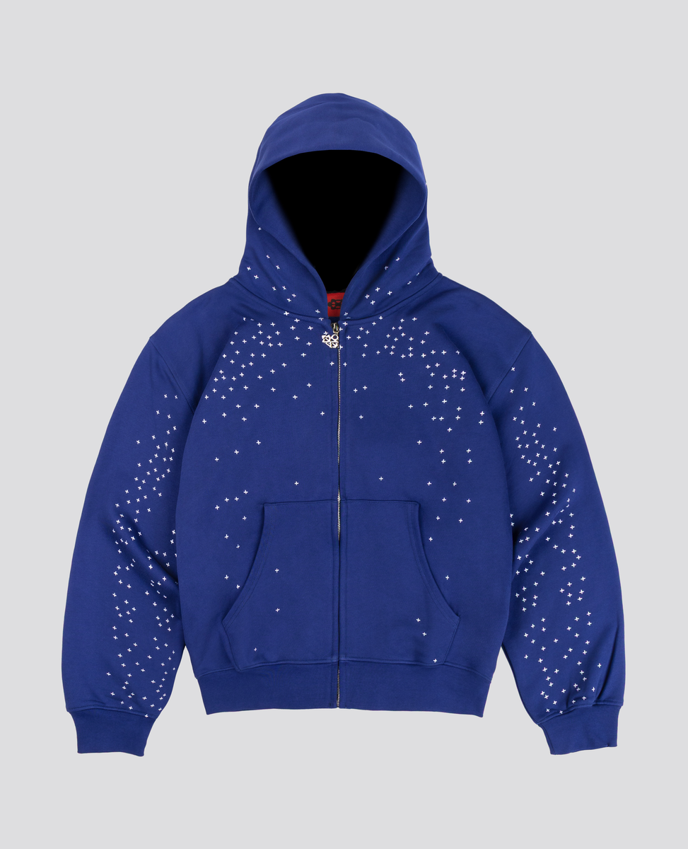 Davril BLUE STARDUST ZIP パーカー Lサイズ DavrilSupply | Blue Stardust Zip - Streetwear Hoodie