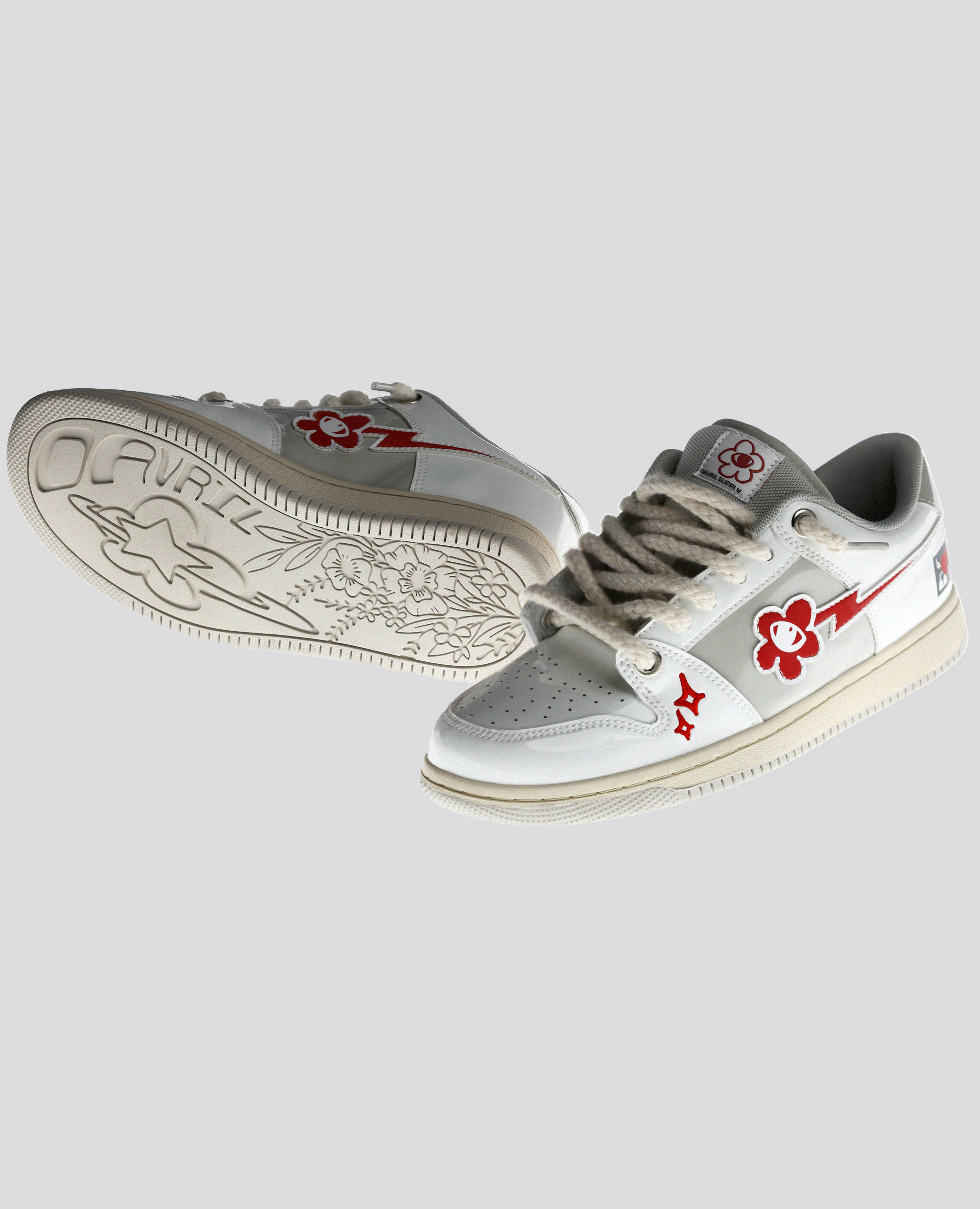 Grey 2025 patent shoes