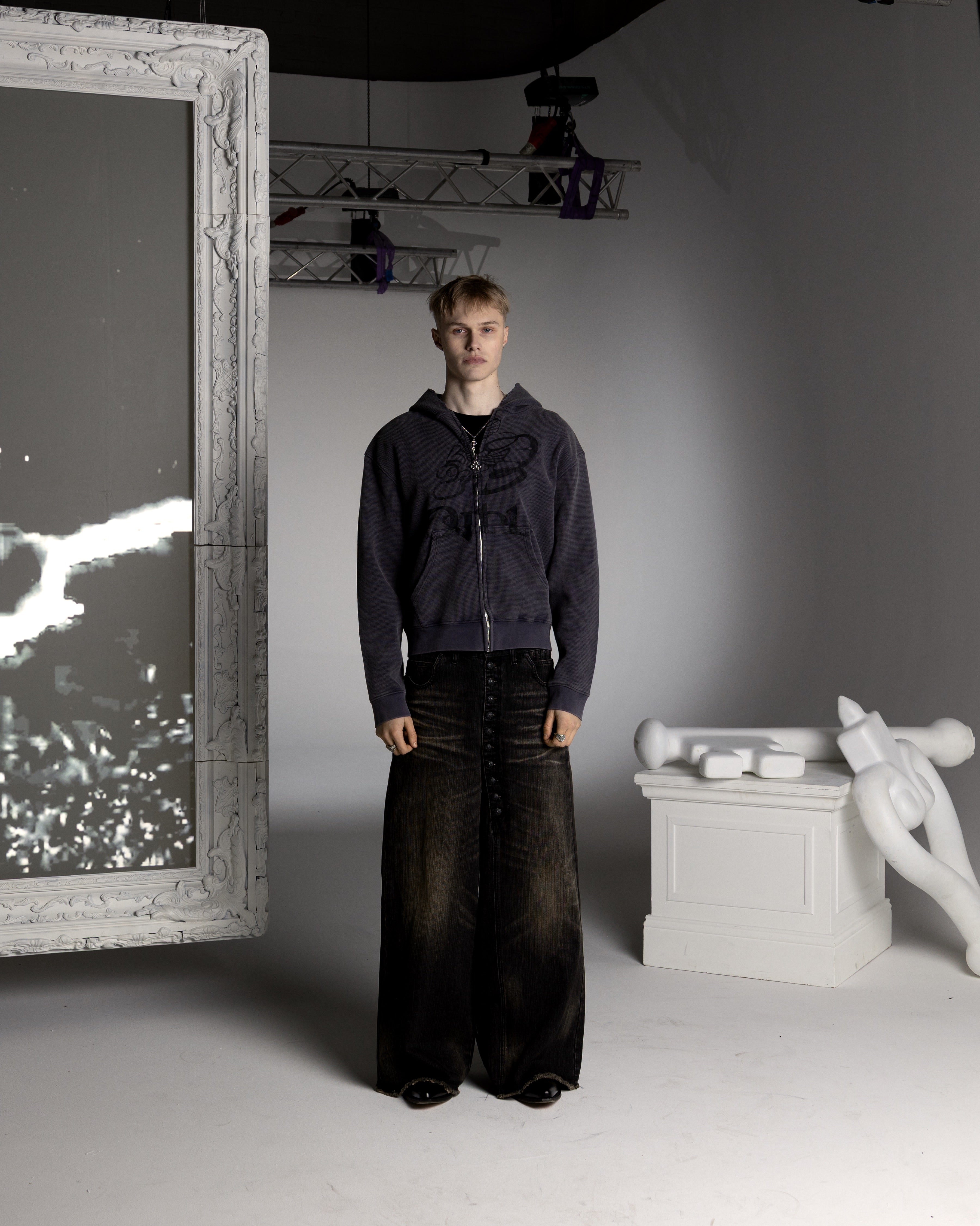 BLUE BATTLE WAFFLE ZIP