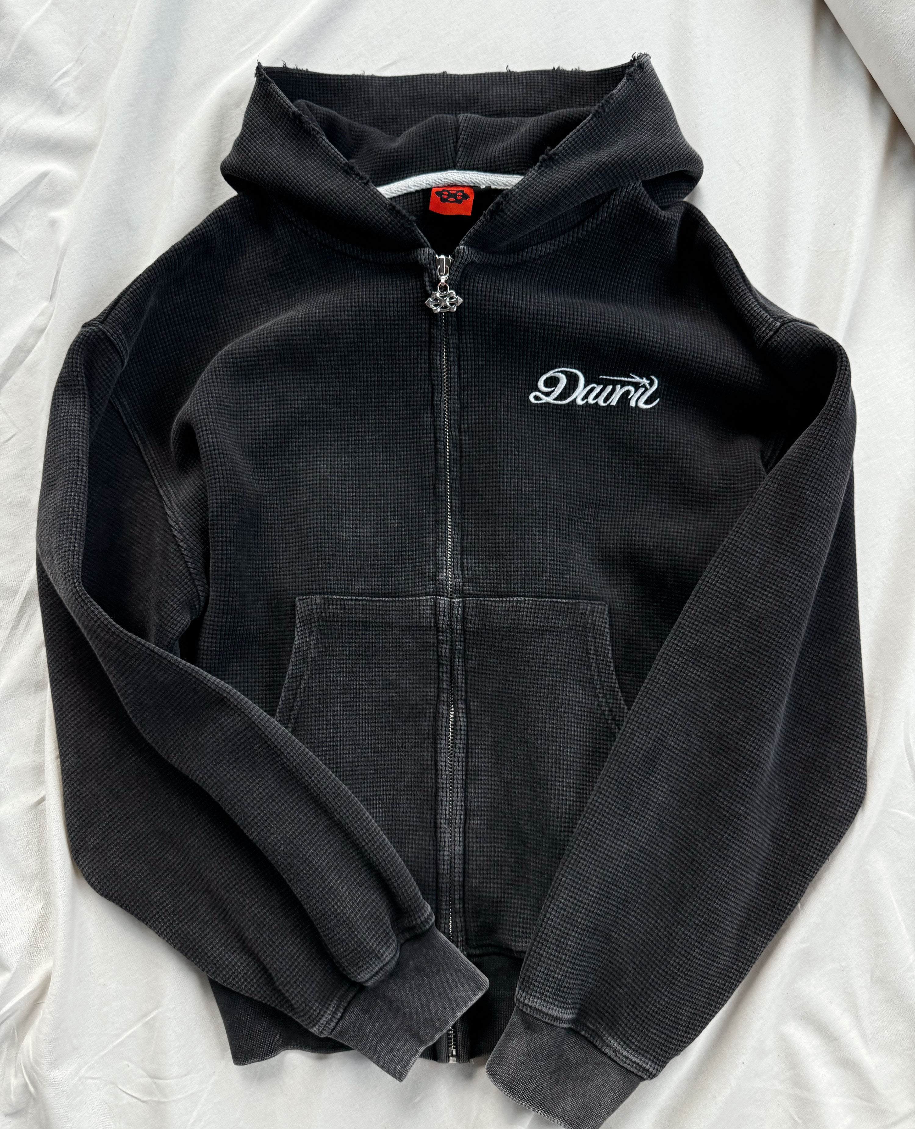 BLACK WAFFLE ZIP