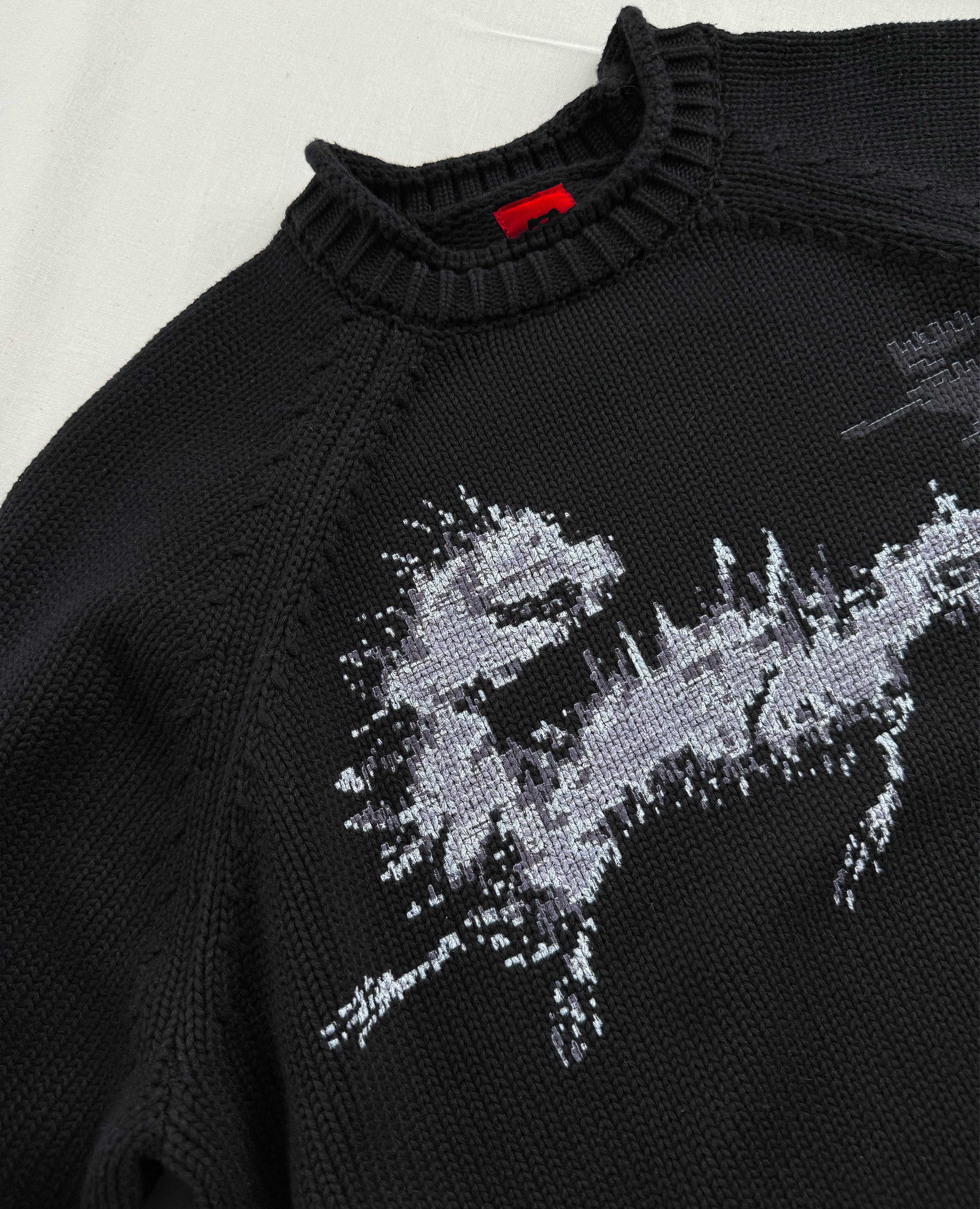 BLACK LOSTBEAST KNITWEAR