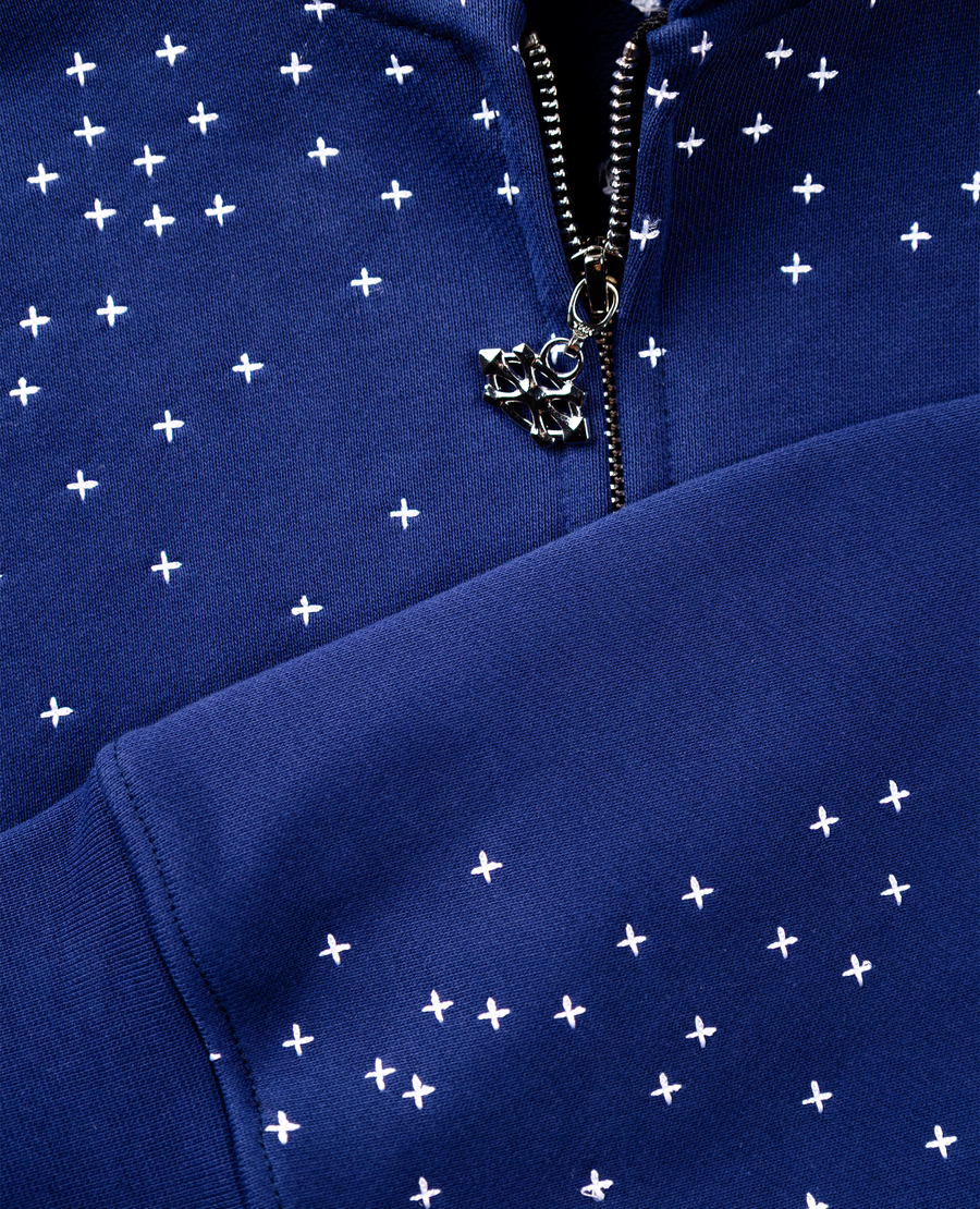 Davril BLUE STARDUST ZIP パーカー Lサイズ DavrilSupply | Blue Stardust Zip - Streetwear Hoodie