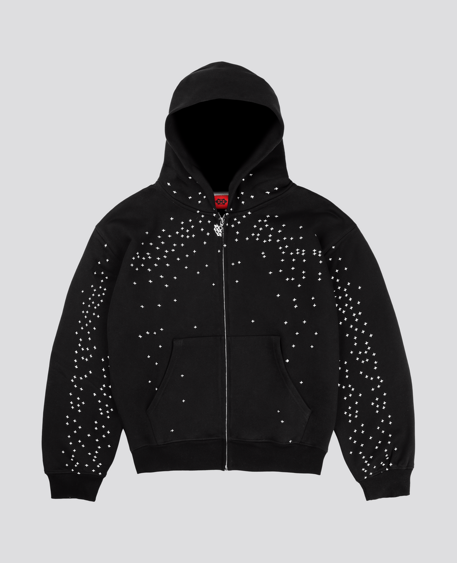 BLACK STARDUST ZIP