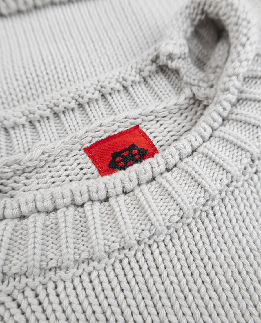 WHITE LOSTBEAST KNITWEAR