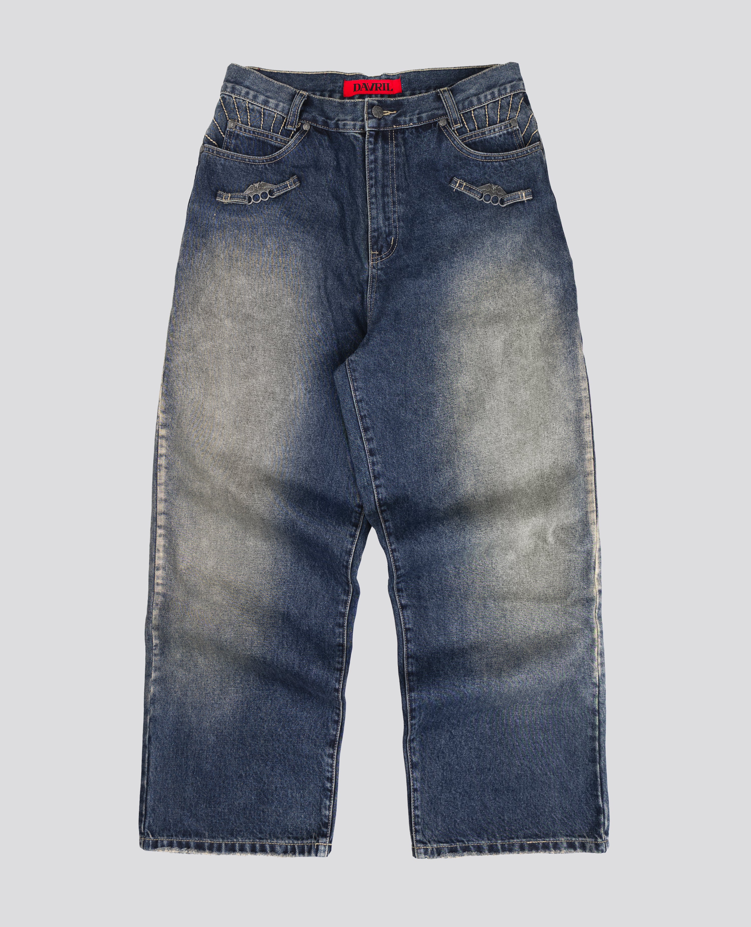 BLUE KNUCKLE LOOSE-FIT DENIM