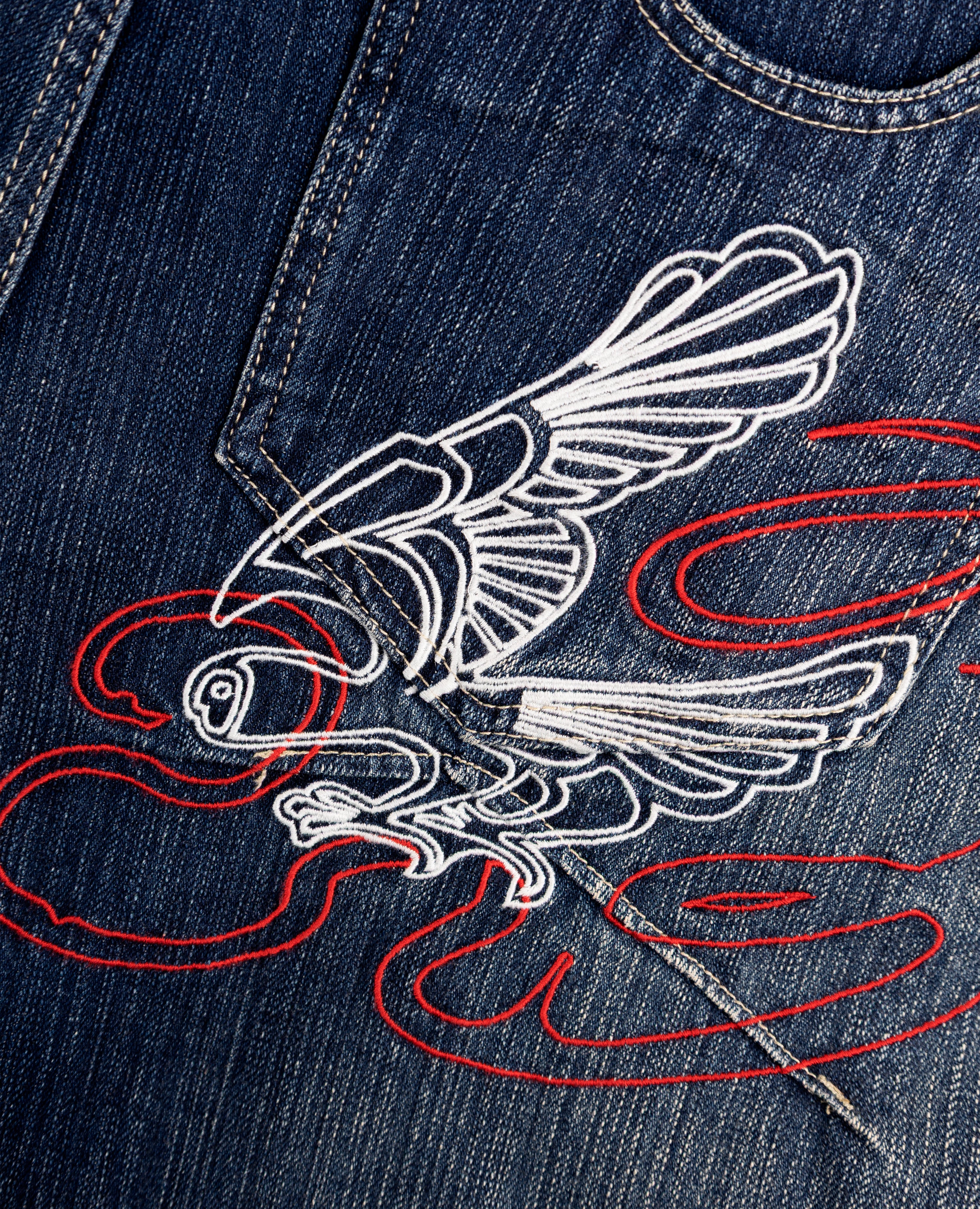 BLUE WILDLIFE LOOSE-FIT DENIM