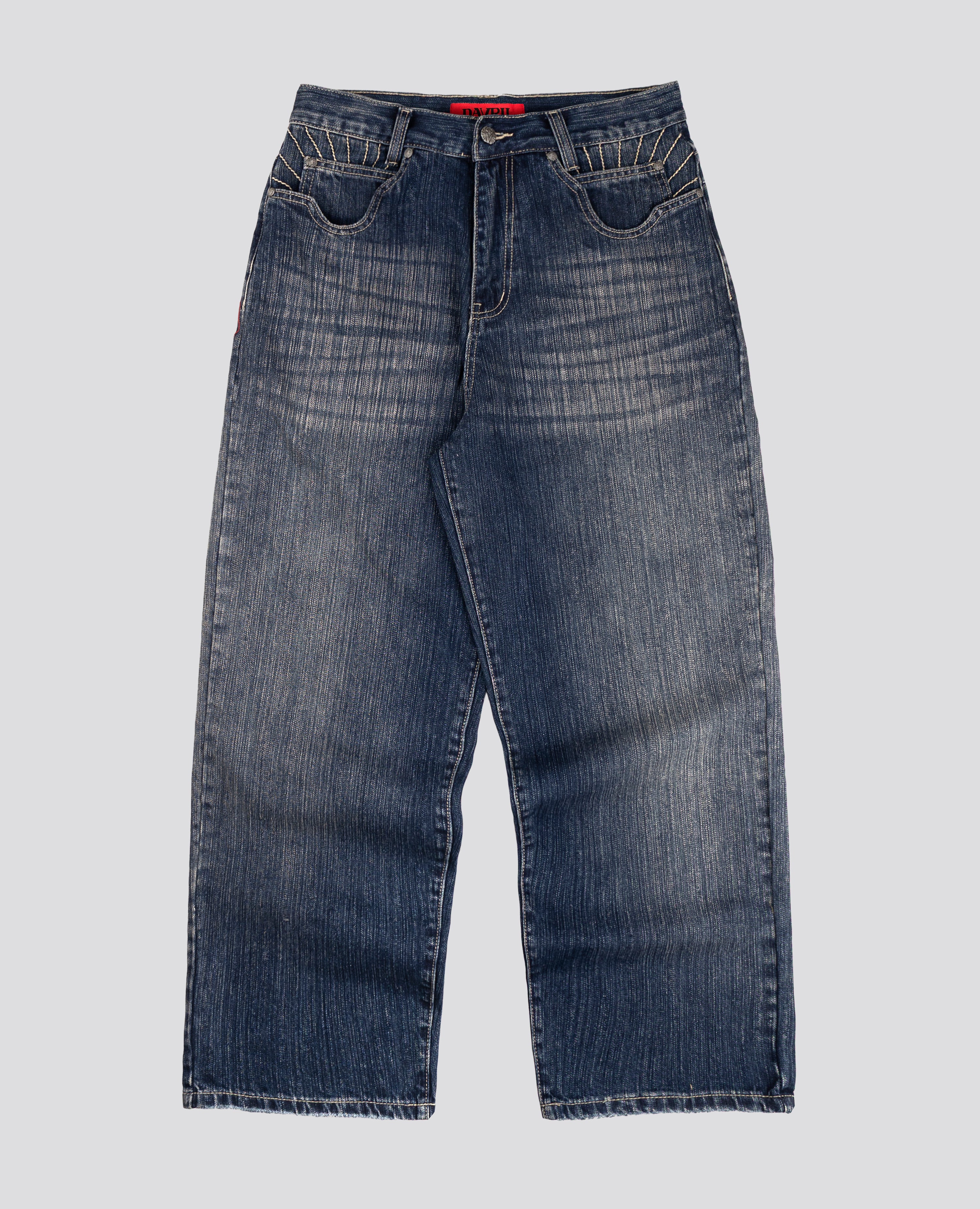BLUE WILDLIFE LOOSE-FIT DENIM