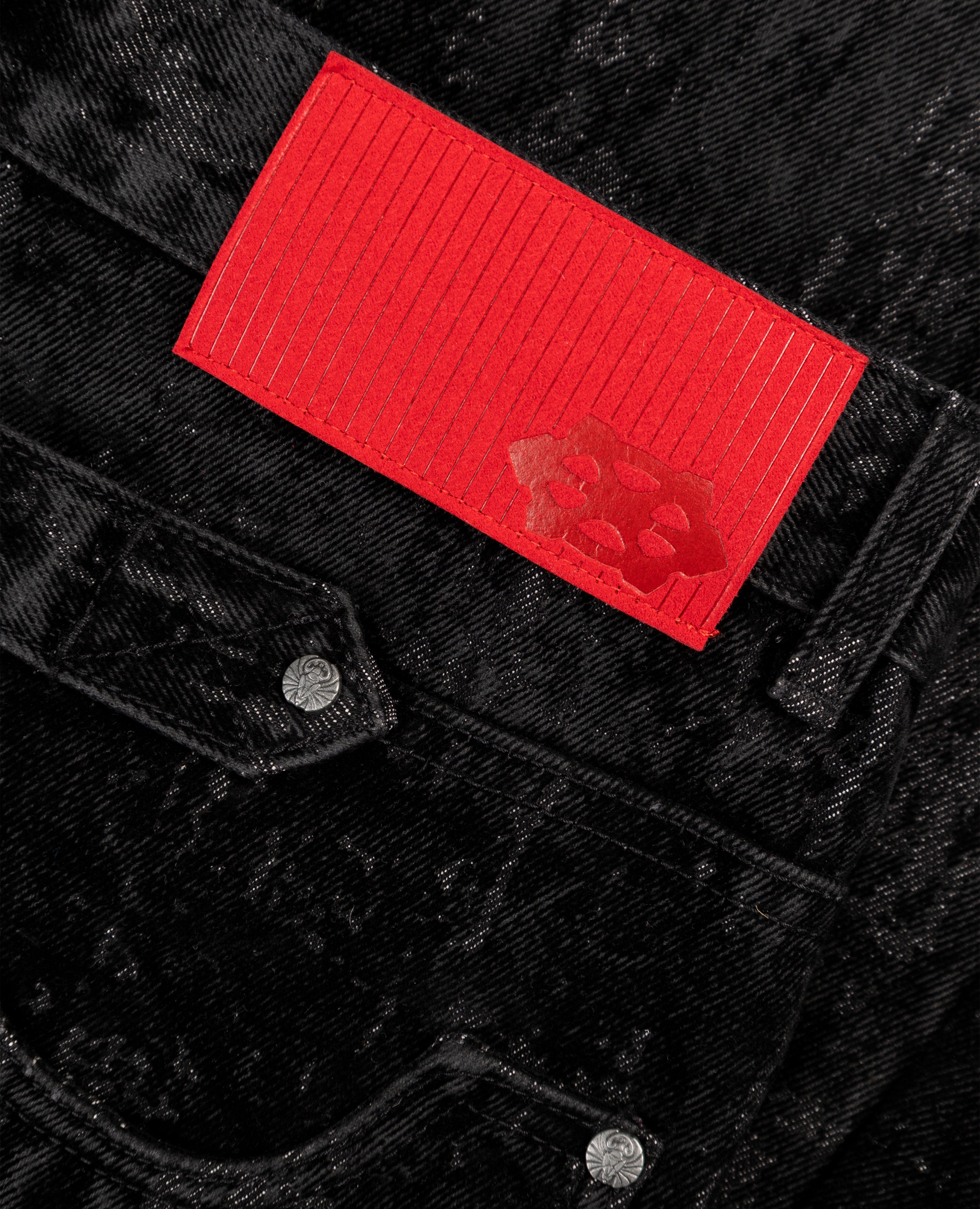 DavrilSupply | BLACK KNUCKLE BOOTCUT VELVET PANTS