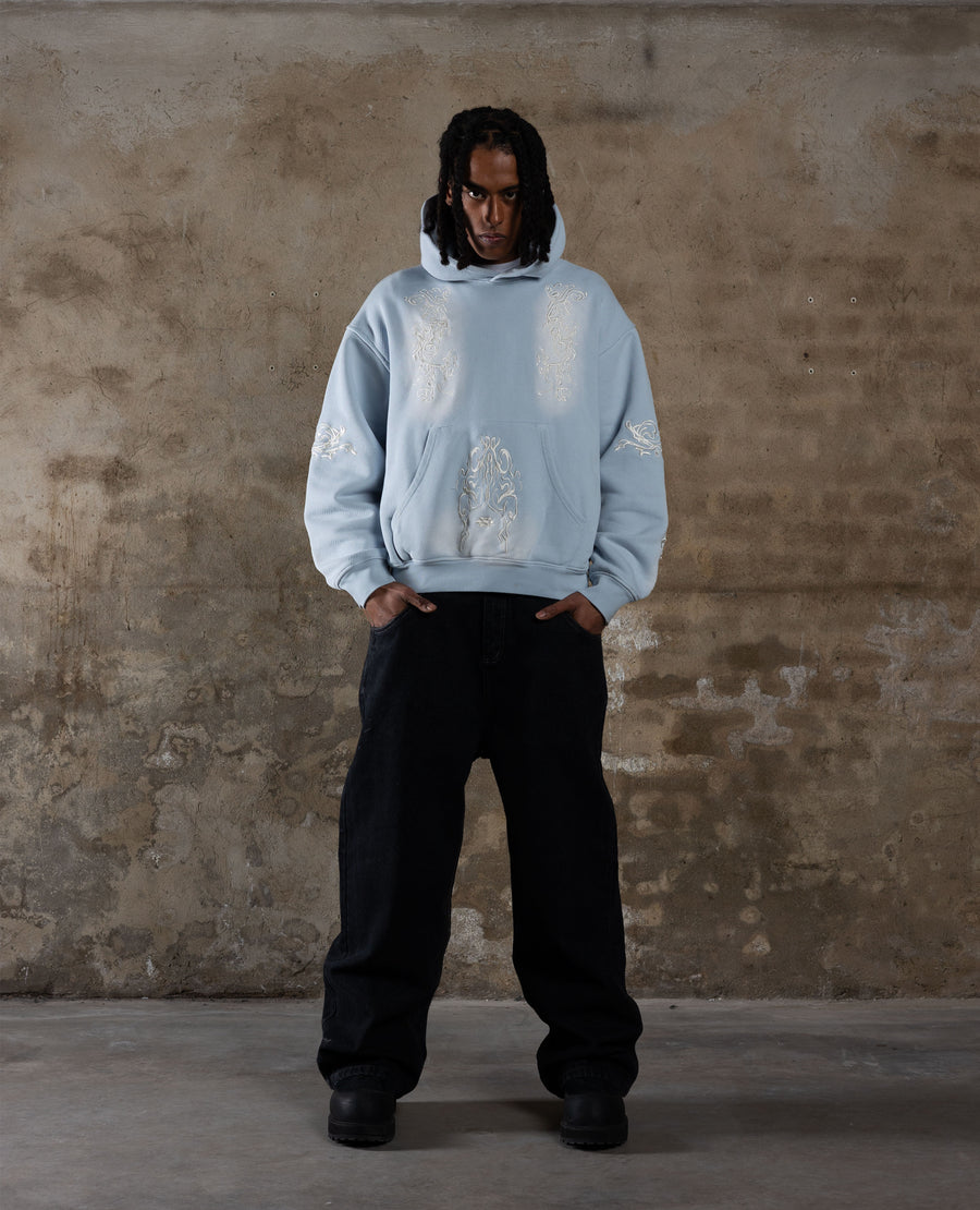 IVY LIGHT BLUE HOODIE - ULTRA HEAVY