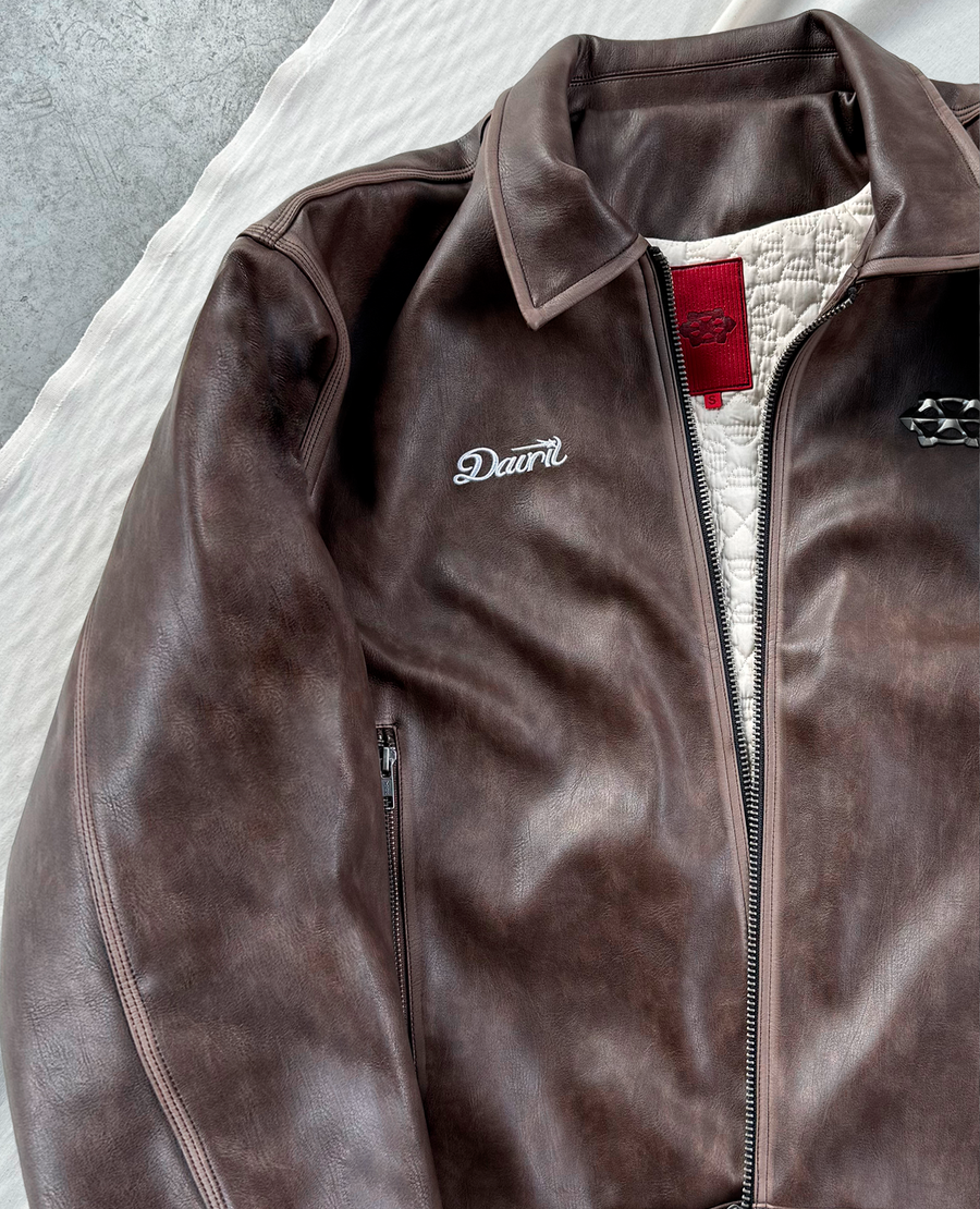 FADED LEATHER JACKET