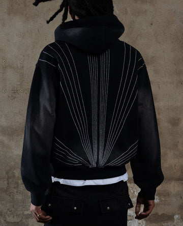 BLACK RAYS ZIP