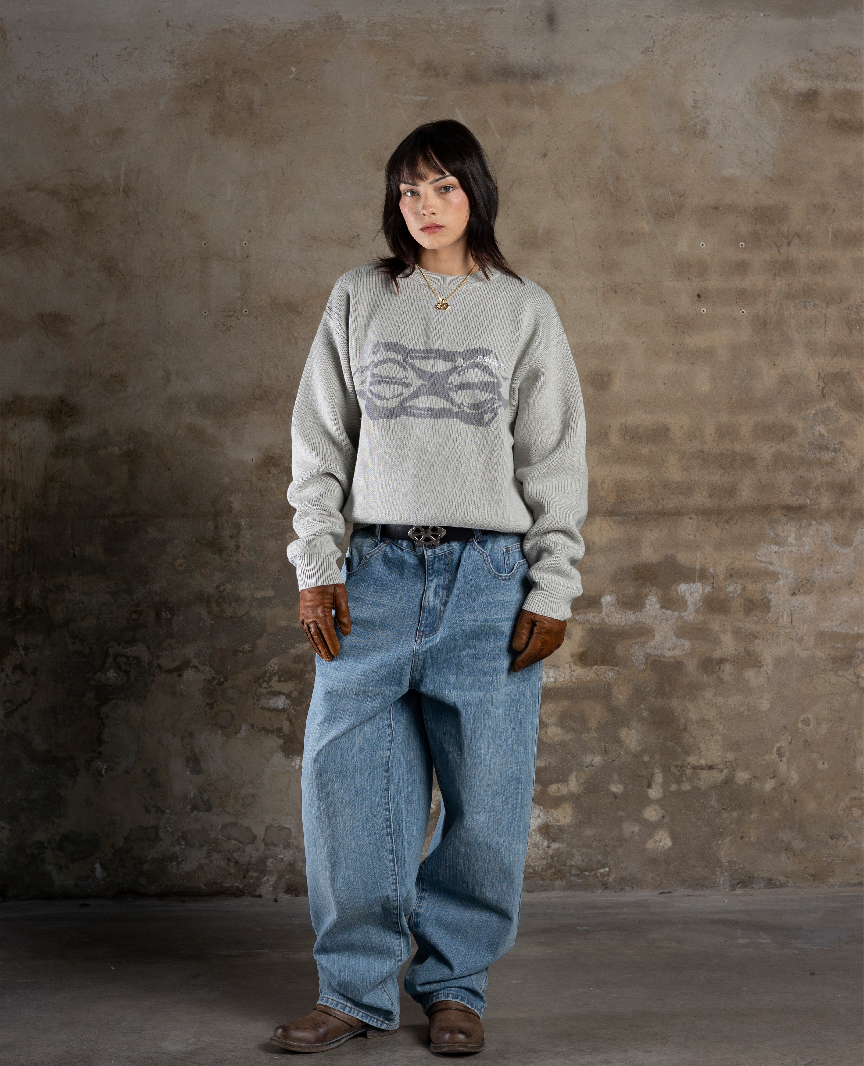 GREY BRUTAL KNITWEAR