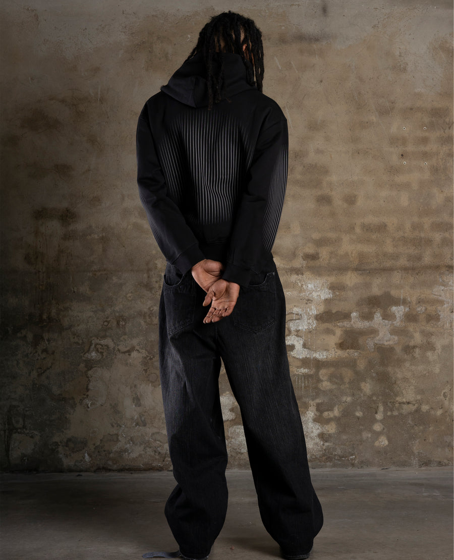 BLACK BRUTAL ZIP