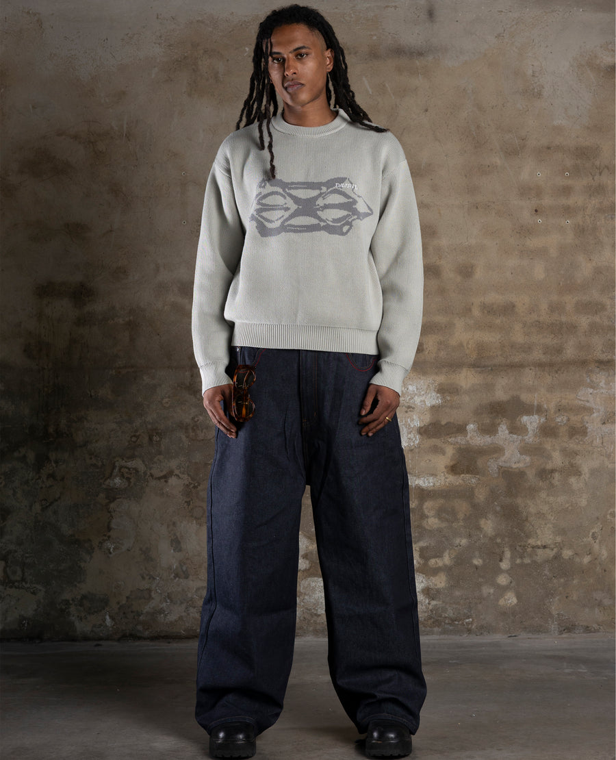 GREY BRUTAL KNITWEAR