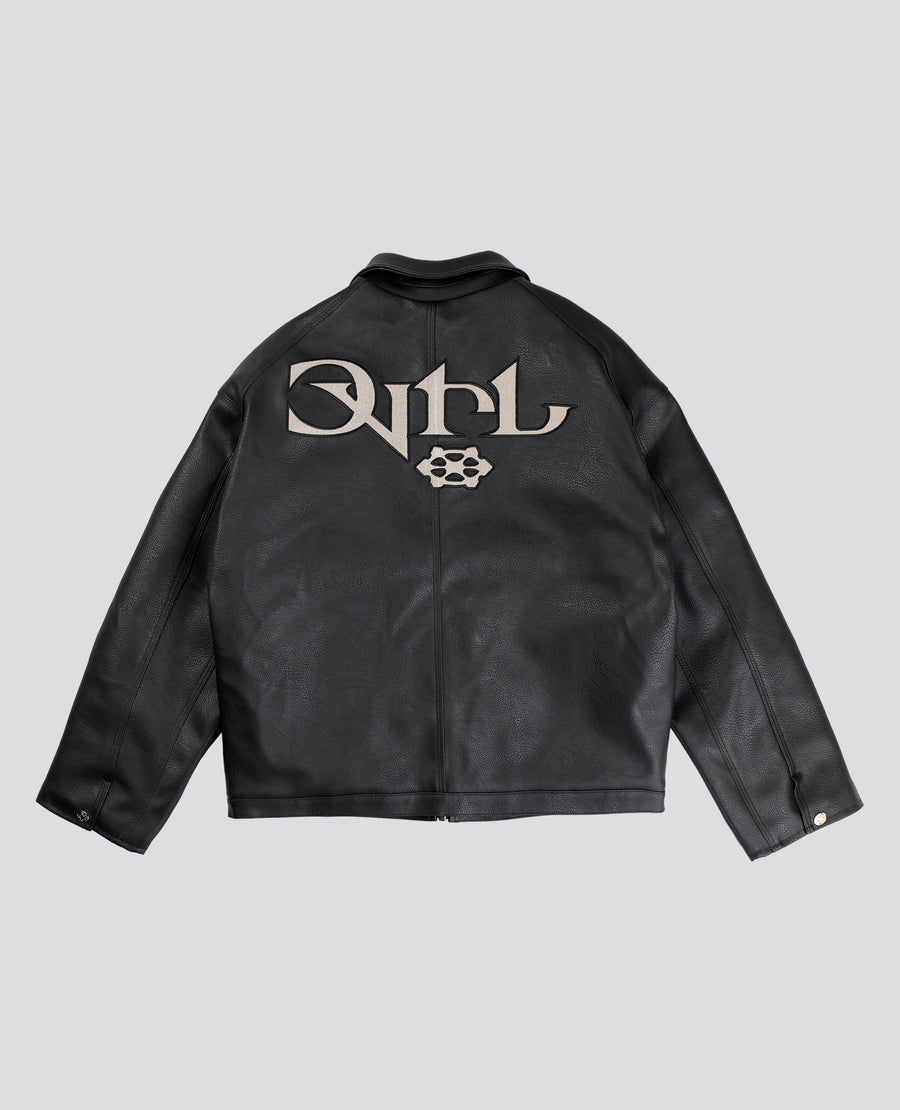 新品【Lサイズ】everyone 3layer jacket (BLACK) Leone - Black Embroidered Gabardine Jacket - 15 Year Anniversary