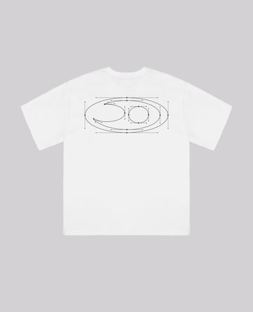 WHITE SEGMENT T-SHIRT