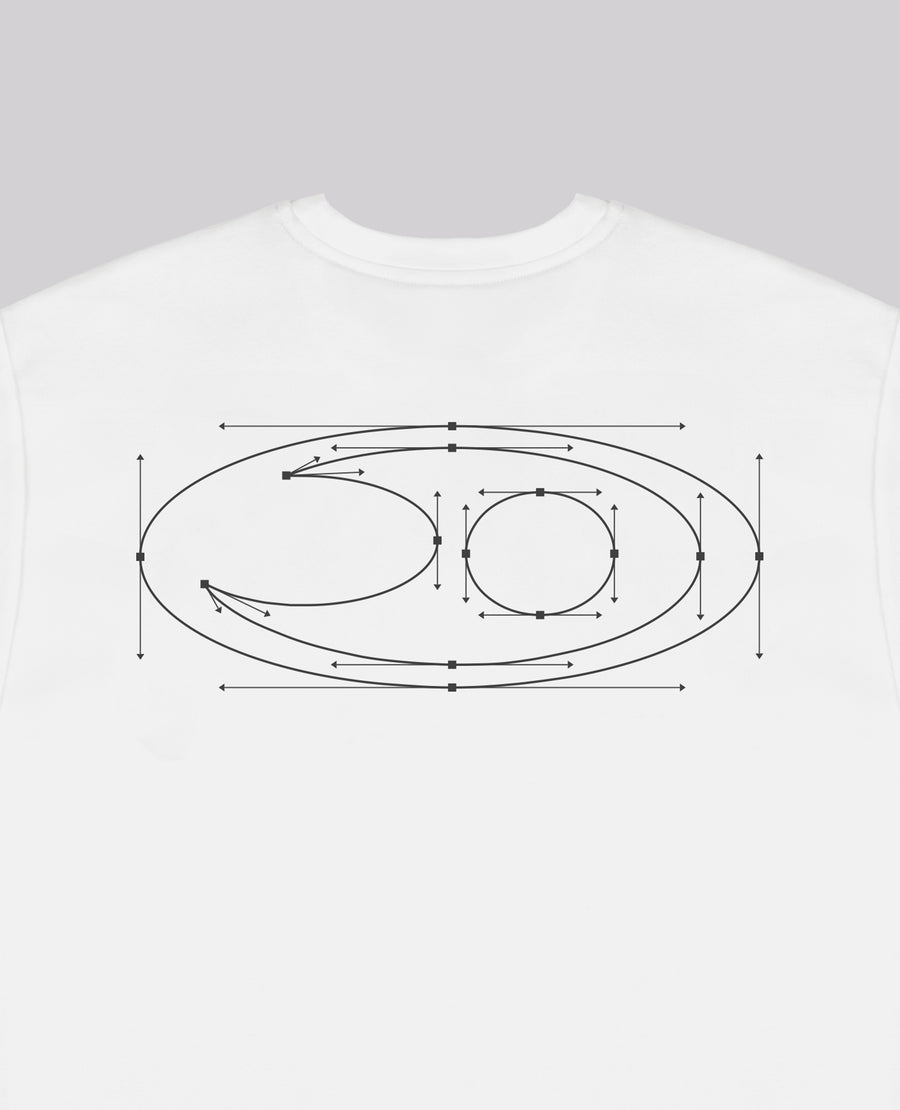 WHITE SEGMENT T-SHIRT