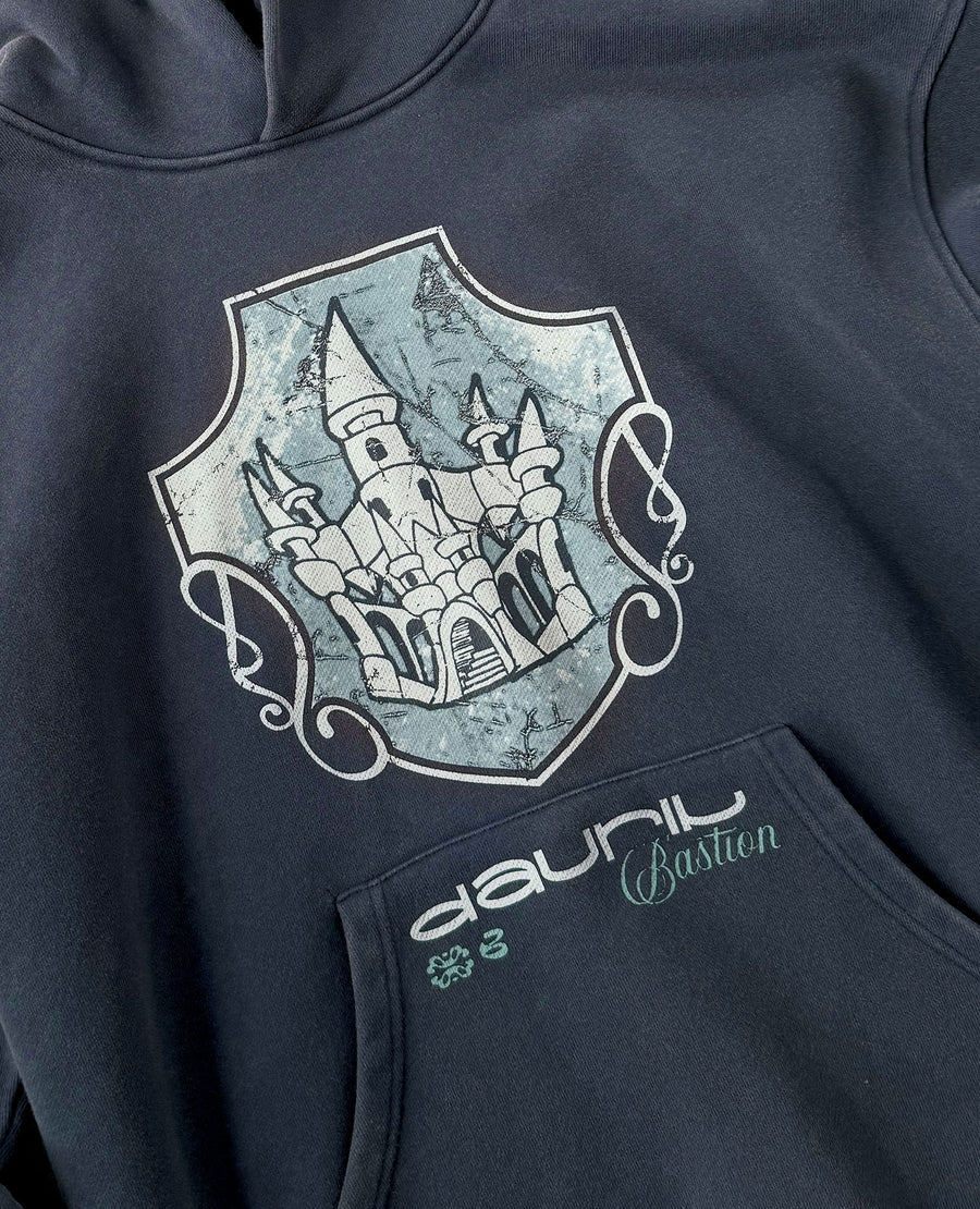 WASHED BLUE BASTION HOODIE